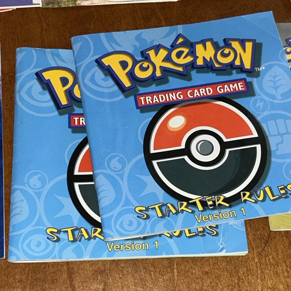 Vintage Pokemon Advanced‎ Rulebooks & Card Lists Vintage 1990s Paper F1